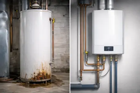 Tankless vs Traditional water heater