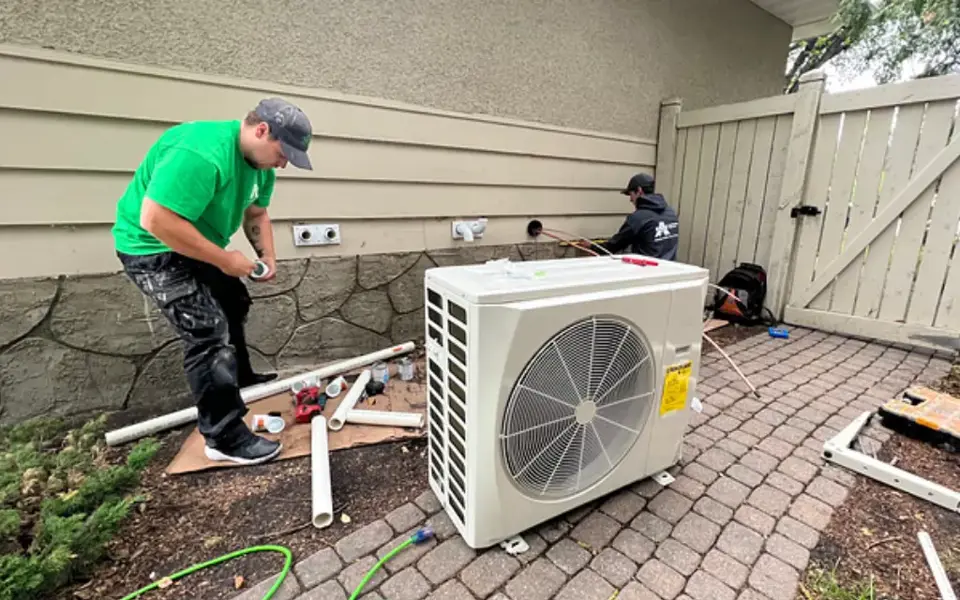 Heat Pump Install Photo