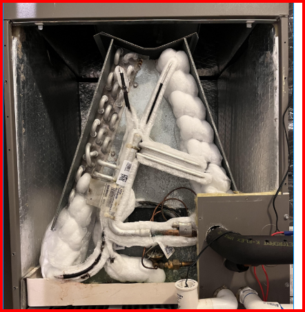 frozen coil