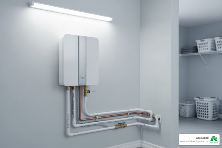 hooking up a tankless hot water heater